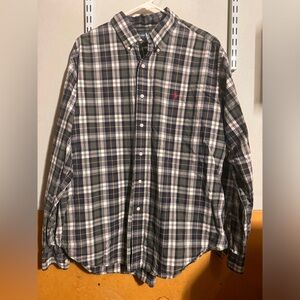Ralph Lauren Mens Dress Shirt XL Classic Fit Long Sleeve Casual